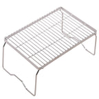 Redcamp Large Folding Campfire Grill 304 Stainless Steel Grate, Heavy Duty Portable Camping Grill With Legs Carrying Bag