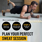 Newme Fitness  Bodyweight Workout Cards, Instructional Fitness Deck For Women & Men, Beginner Fitness Guide To Training Exercise