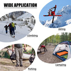 Melotough Tactical Glove Holder Work Glove Belt Clip With 2 Alligator Clips For Hiking,Camping,Hunting,Outdoor Activities (Lime