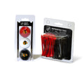 Team Golf NHL Chicago Blackhawks 3 Golf Balls And 50 Golf Tees Logo Imprinted Golf Balls (3 Count) & 2-3/4 Regulation Golf Tees 