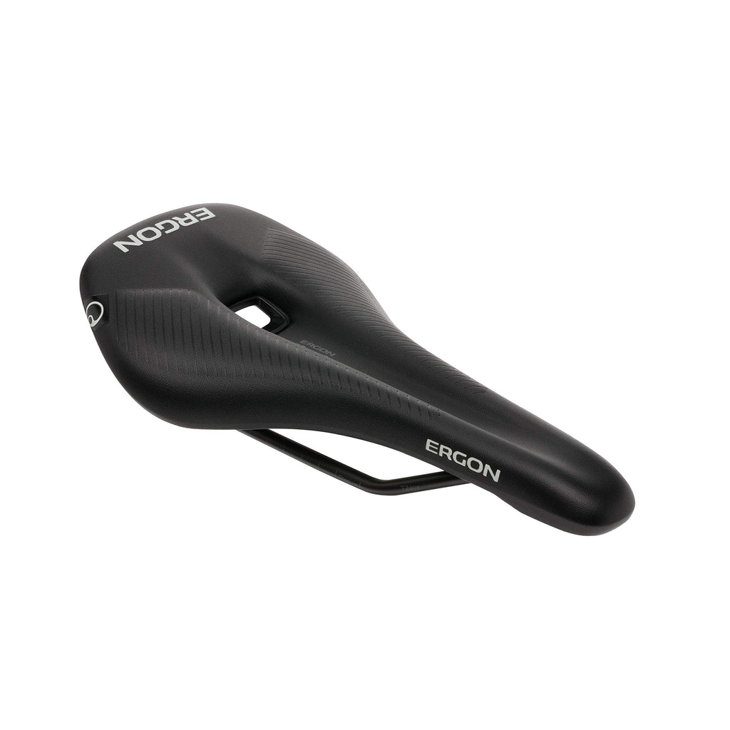 Ergon - Sr Comp Ergonomic Comfort Bicycle Saddle  For Road, Race And Gravel Bikes  Mens  Small/Medium  Black