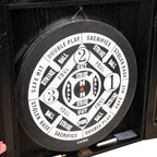 Dmi Sports Recreational Dartboard Cabinet Set - Includes Dartboard, Two Dart Sets, And Traditional Chalk Scoring