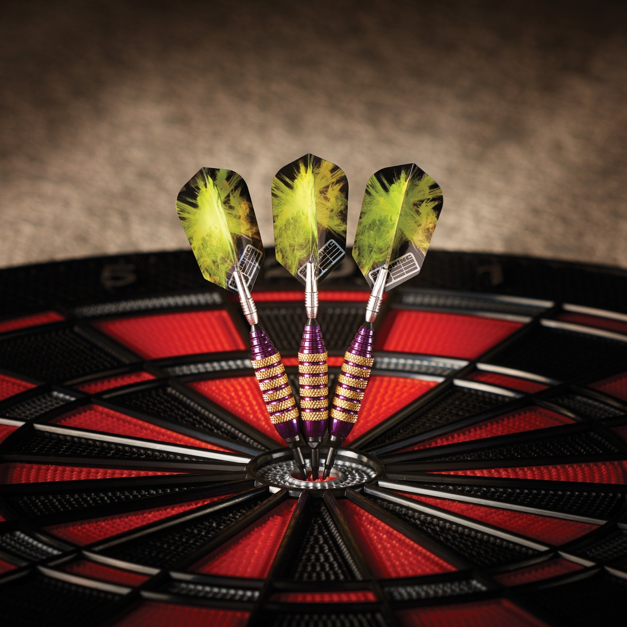 Viper Spinning Bee Soft Tip Darts With Casemaster Storage/Travel Case, Purple, 16 Grams