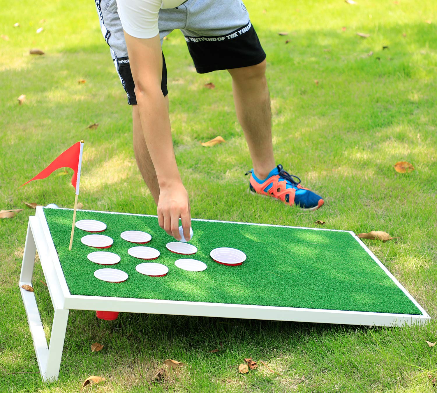 Oofit Golf Chipping Game Set Combined Pong Game, Exciting Chip Game For Enthusiasts And Beginners, Golfing Practice Games Indoor