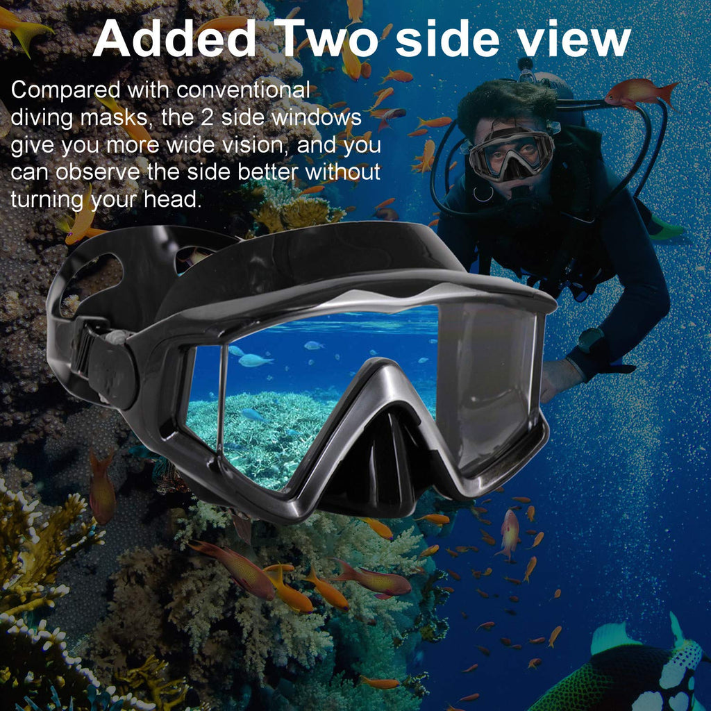Aqua A Dive Sports Diving Mask Anti-Fog Swimming Snorkel Mask Suitable For Adults Scuba Dive Swim Snorkeling Goggles Masks (Gray