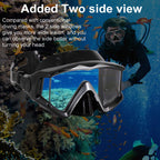 Aqua A Dive Sports Diving Mask Anti-Fog Swimming Snorkel Mask Suitable For Adults Scuba Dive Swim Snorkeling Goggles Masks (Gray