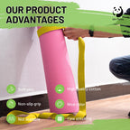 Slim Panda Yoga Mat Straps For Carrying, Adjustable Yoga Mat Carrier, Yoga Mat Sling(Yoga Mat Not Included) (Yellow)