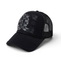 Zaysoo Men & Women Printed Black Trucker Cap Mesh Adjustable Baseball Cap With Typography Design (Black)