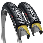 Fincci Pair 700X35C Tire 37-622 Foldable 60 Tpi City Commuter Tires With Nylon Protection For Cycle Road Mountain Mtb Hybrid Tou