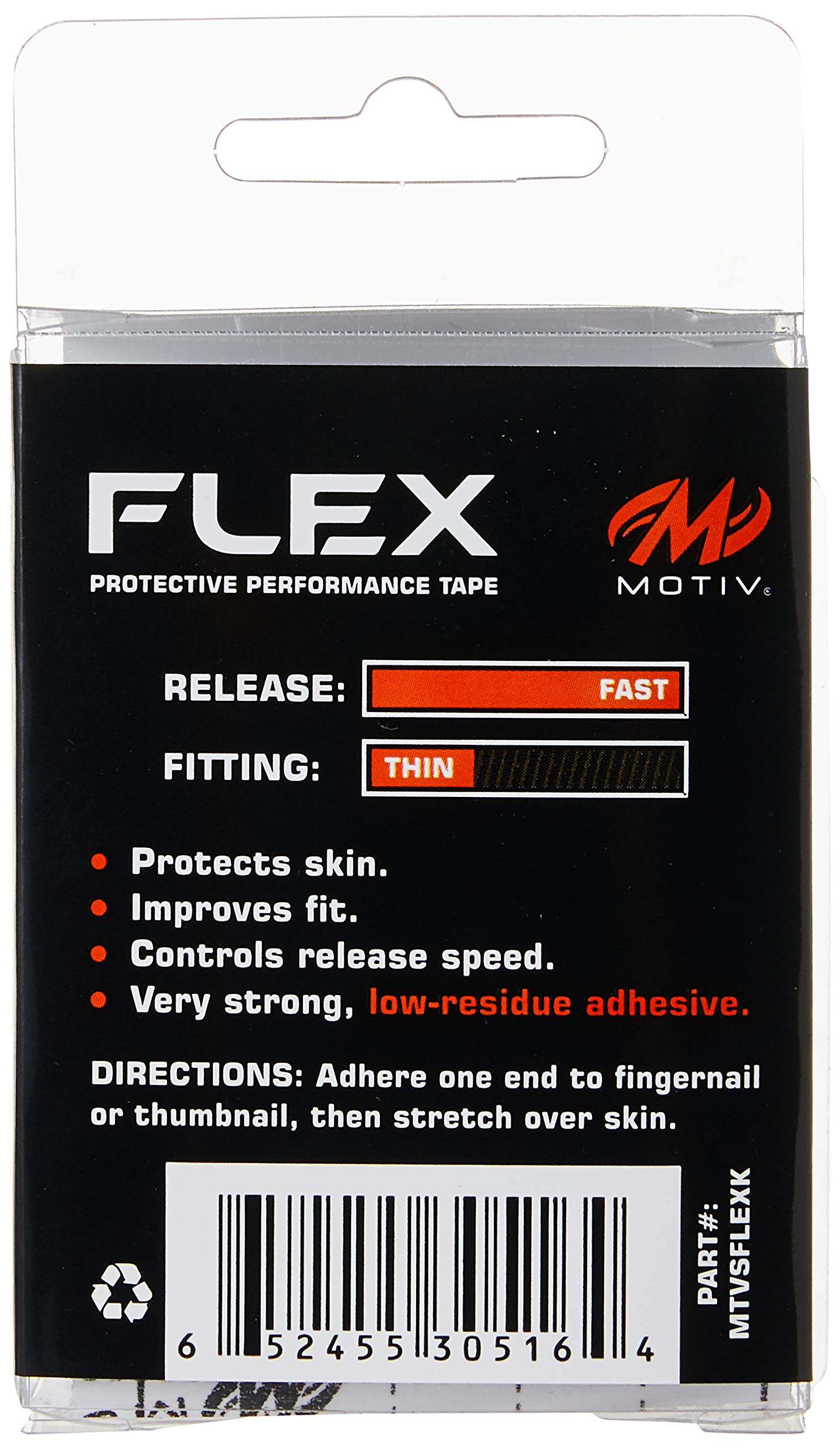 Motiv Flex Protective Performance Tape Black - Pre Cut 40 Pieces