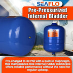 Seaflo Pre-Pressurized Accumulator Tank (2 Gallon)