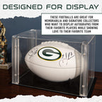 Franklin Sports Nfl Green Bay Packers Autograph Football - Official Size White Panel Souvenir Football For Autographs + Signatur