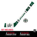 Franklin Sports Dallas Stars Nhl Mini Soft Hockey Stick Set - Nhl Team Soft Foam Mini Hockey Stick And Ball Set - Great Toy For