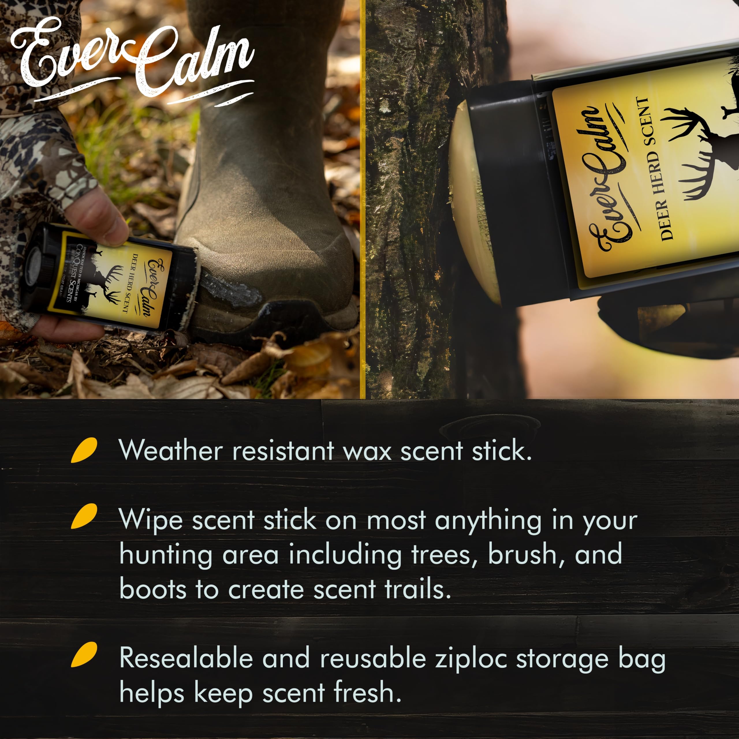 Conquest Scents Evercalm Deer Herd Scent Stick