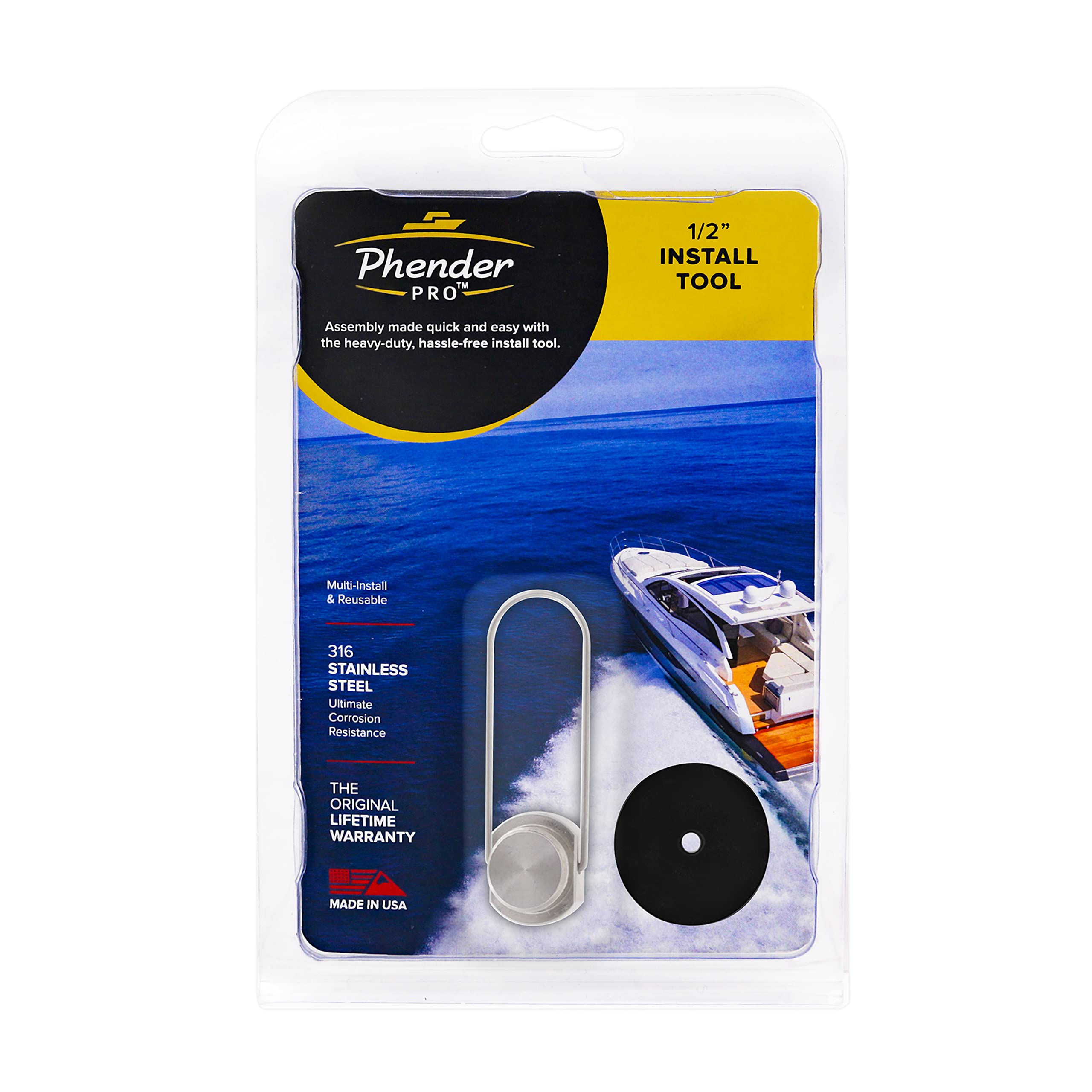 Phender Pro Bspa-1183 Install Tool - 1/2''