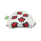 Foretra - Canada Maple Leaf - Golf Putter Headcover Quality Pu Leather Magnetic Closure For Mallet Style Putters Scotty Cameron