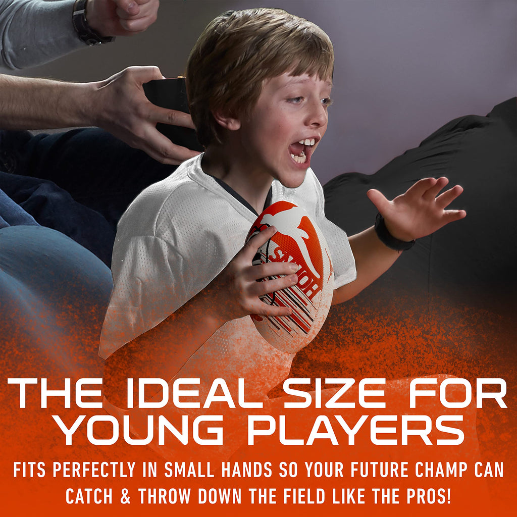 Franklin Sports Texas Tech Red Raiders Foam Football - Youth Mini Football For Kids - 8.5'' Junior Soft Foam Ball - Spacelace Ea