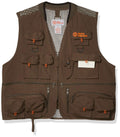 Master Sportsman Mens 27 Pocket Mesh Back Fishing Vest, Large, Olive (R356O-L)