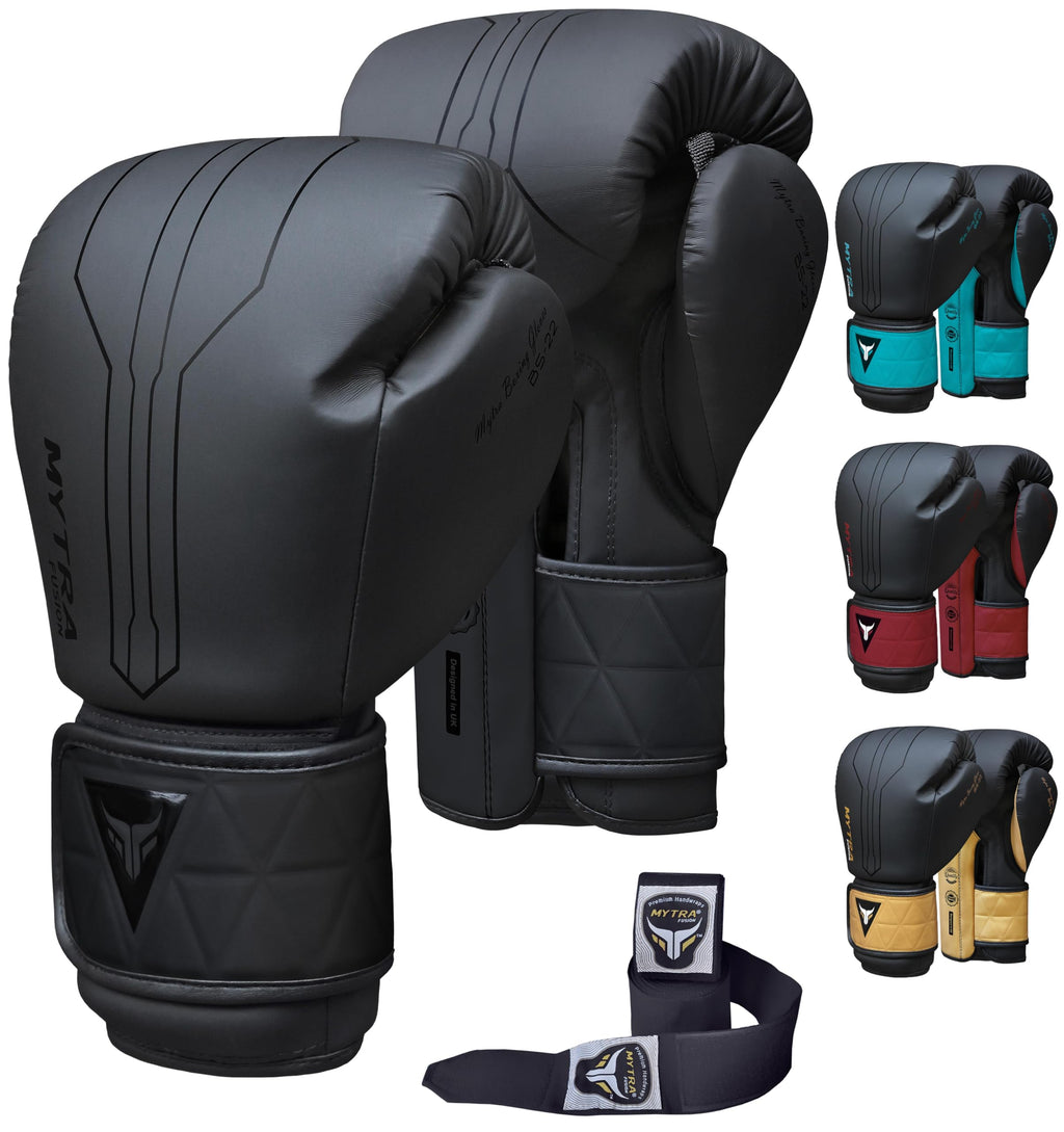 Mytra Fusion Boxing Gloves Included With Free Hand Wraps Punching Gloves Mma Training Muay Thai Gloves Men & Women Kickboxing Gl