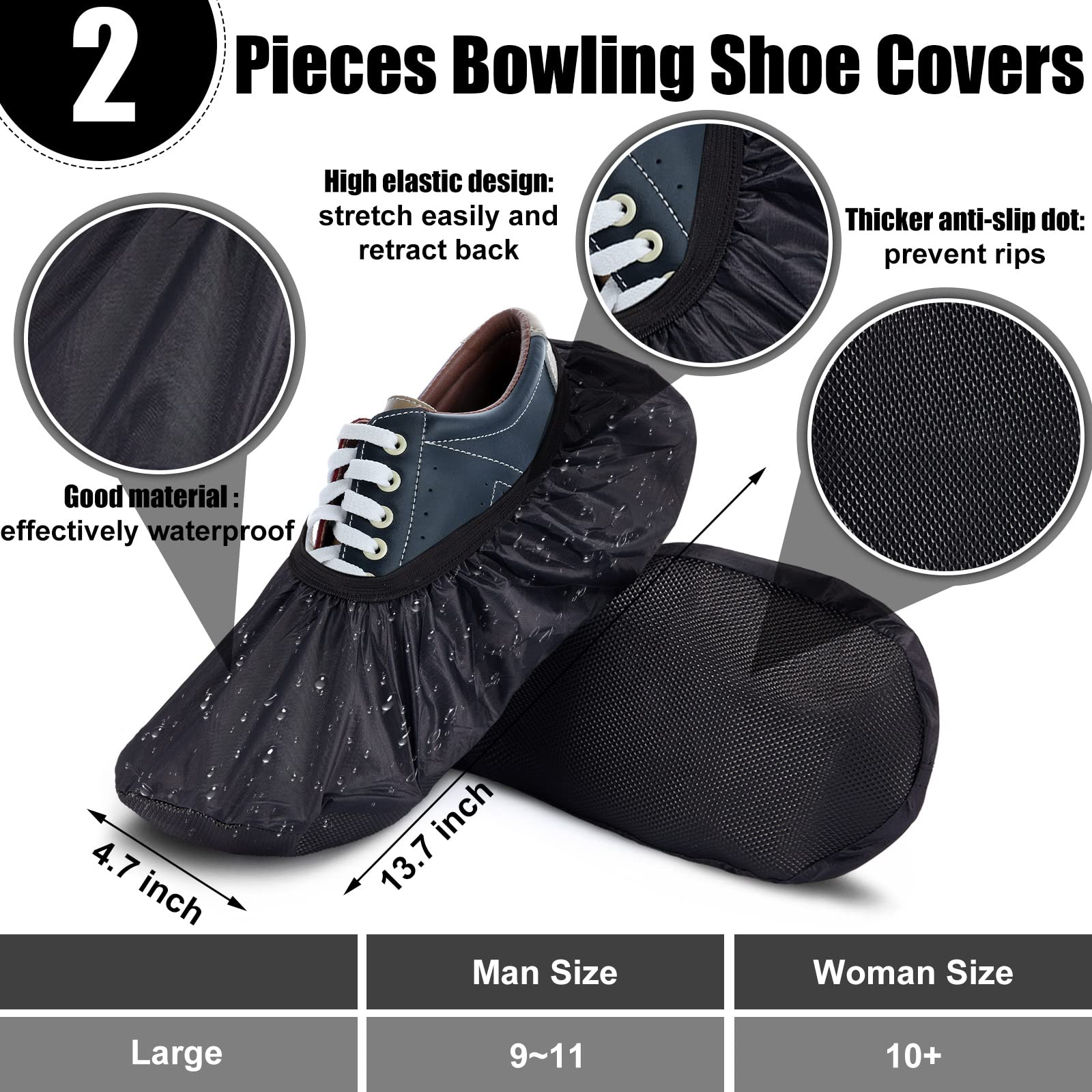 8 Pcs Bowling Shoe Protector Covers Bowling Ball Seesaw Microfiber Bowling Ball Polisher Bowling Ball Towel Bowling Sanding Pads