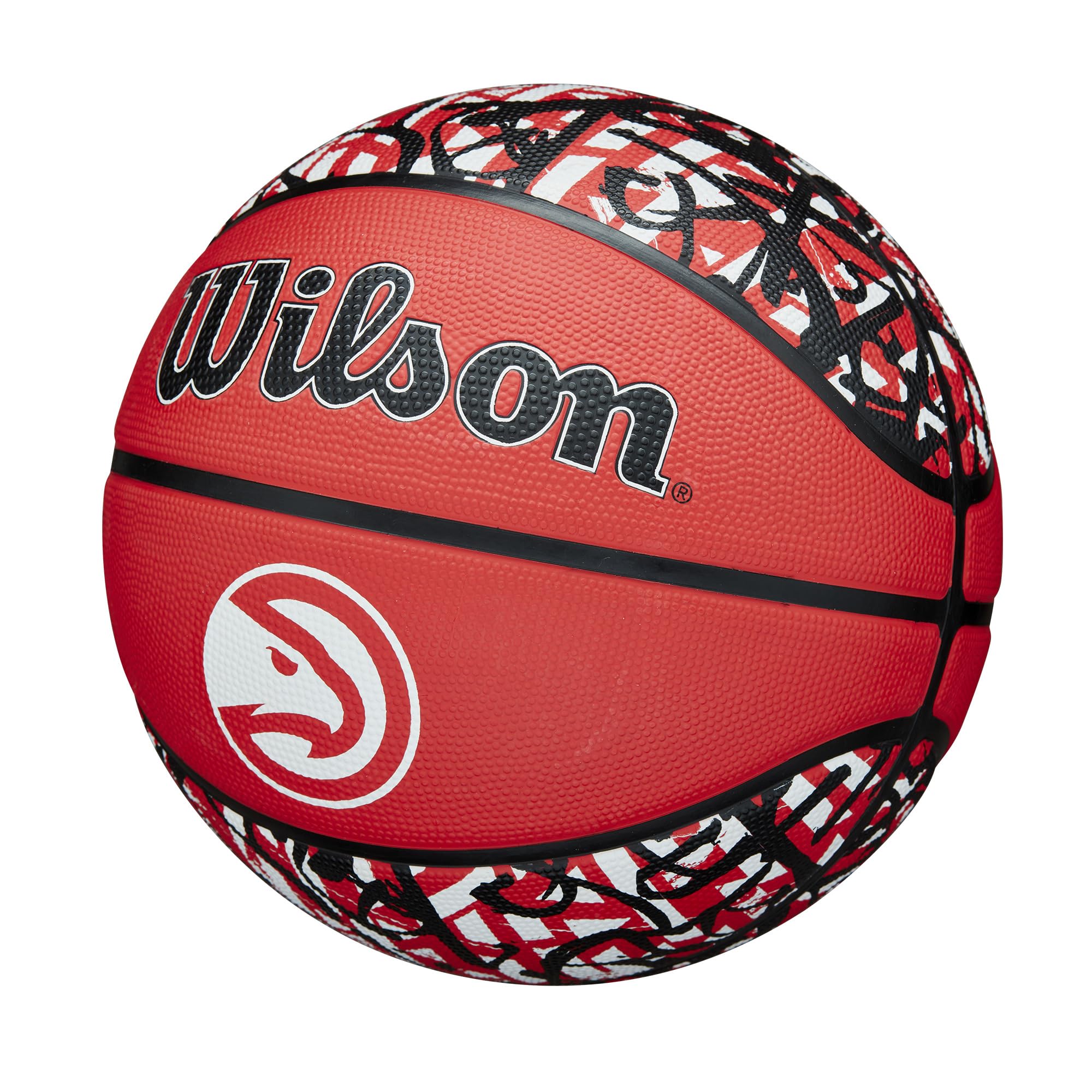 Wilson Nba Team Graffiti Basketball - Atlanta Hawks, Size 7-29.5''