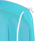 Best Choice Products 48In Kids Plastic Toboggan Snow Sled W/Pull Rope - Ice Blue