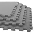 Xtrim Puzzle Exercise Mat (4 Tiles & 8 Borders,16 Sq.Ft. Area) HighDensity Eva Foam Mat,Interlocking Tiles,Shock Proof,Protecti