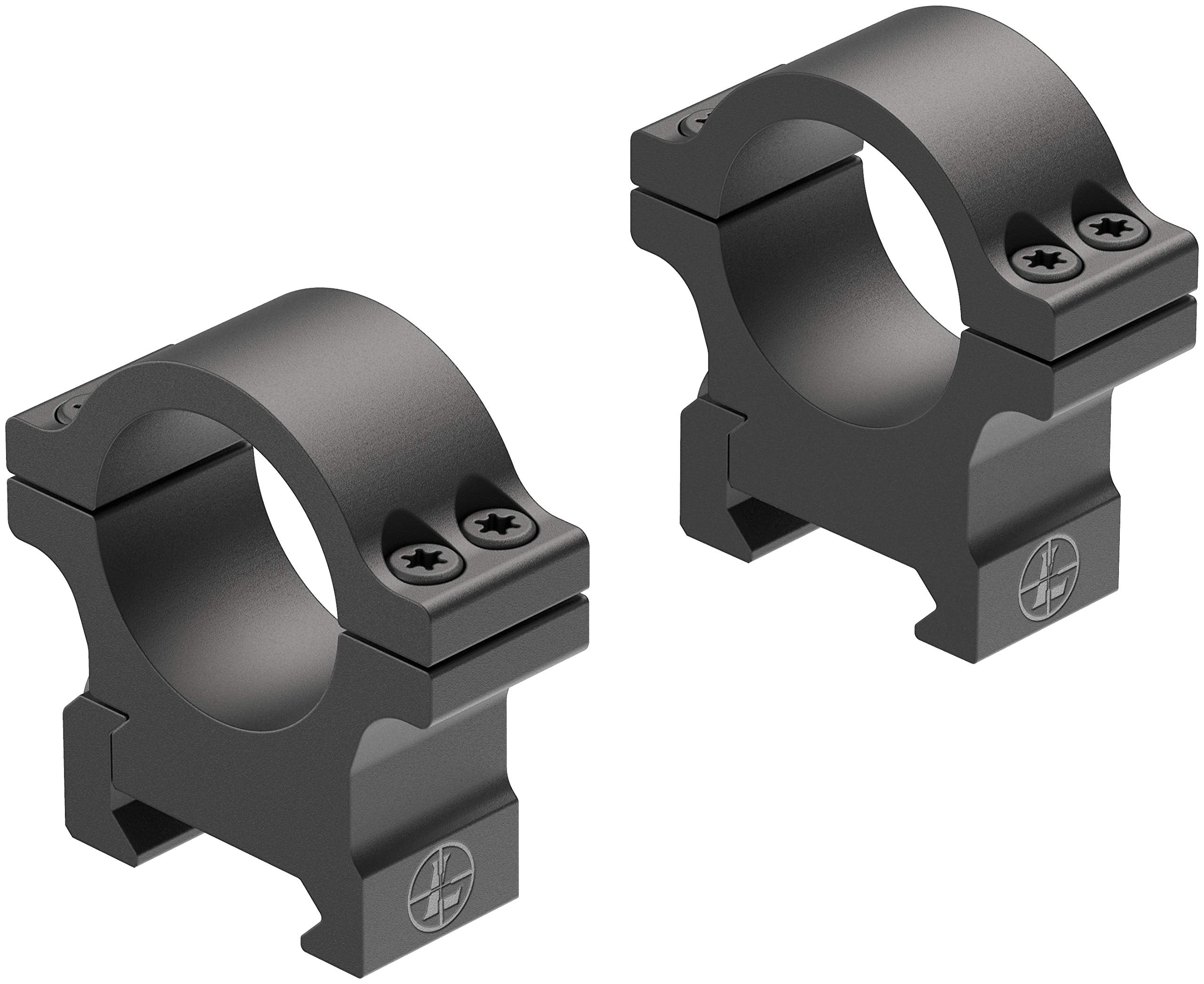 Leupold Open Range Cross-Slot Rings 1, 1 Medium with a Matte Finish