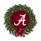 Rico Industries Ncaa Alabama Crimson Tide Wreath Shape Cut Pennant - Home And Living Room D  Cor - Soft Felt Ez To Hang 18X0.10X