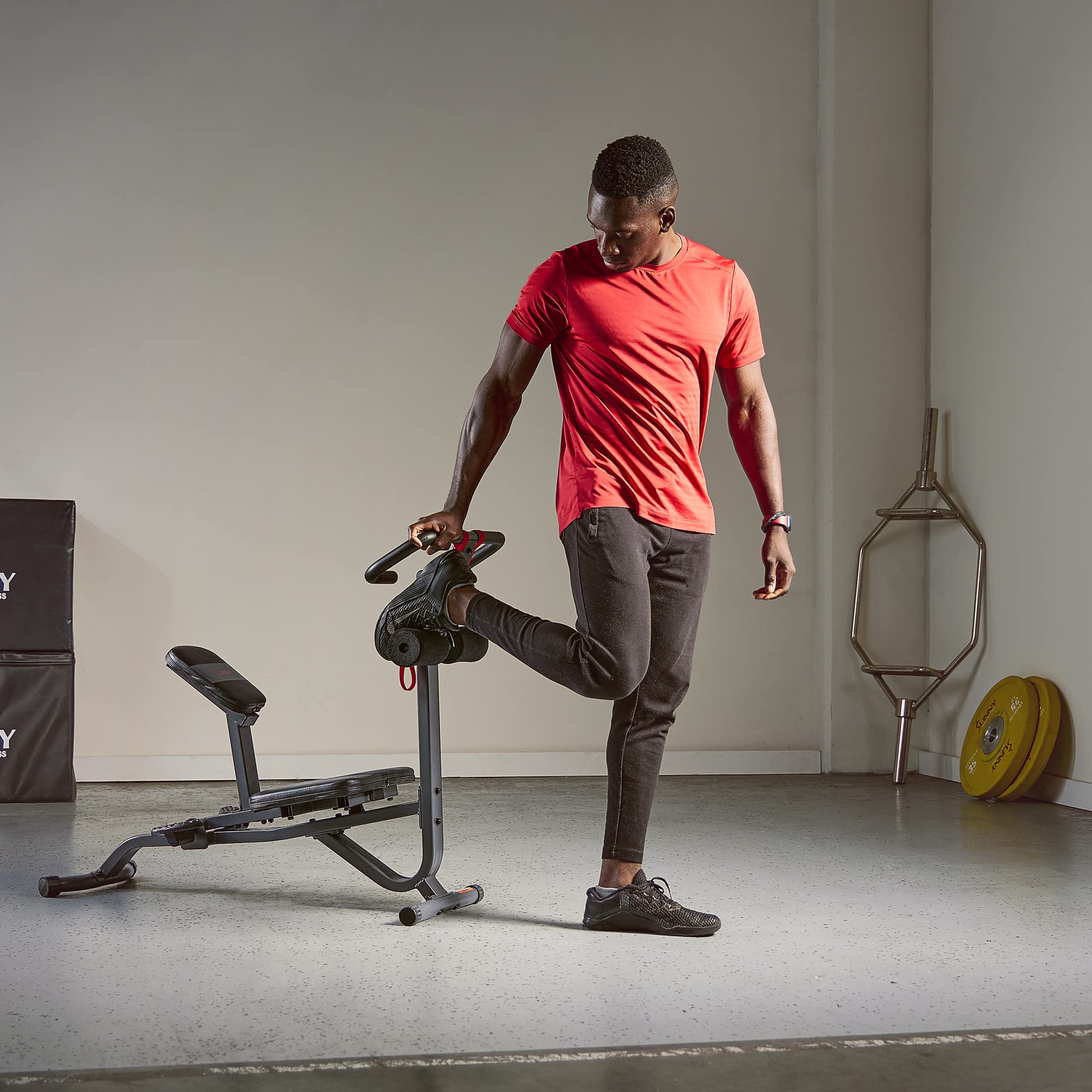 Sunny Health  Fitness Stretch Training Machine For Workouts, Exercises, Decompression - Sf-Bh621002