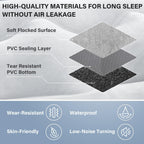 Coverado Car Air Mattress Back Seat, Portable Wireless Inflatable Bed with Built in Air Pump&Pllow, Storage Bag, Patch Kit, Univ