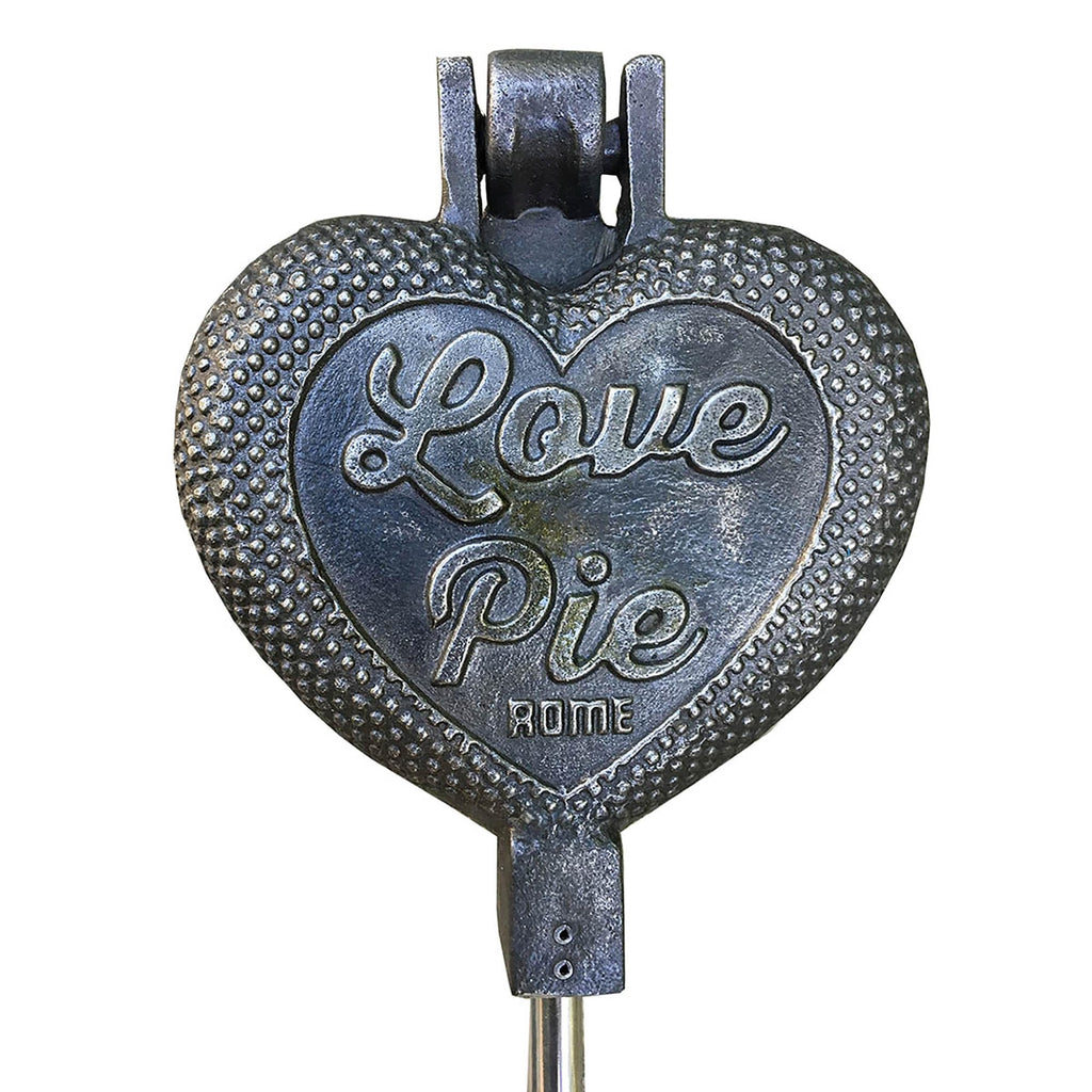 Rome Industries Love Pie Heart Shaped Pie Iron Cast Iron, 4.25'' X 28'', Gray
