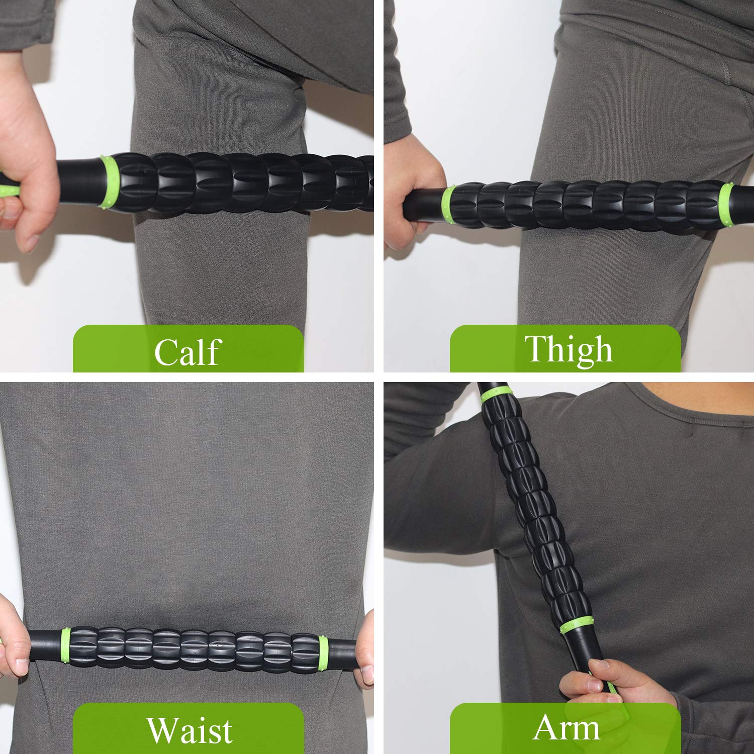Muscle Roller, Massage Roller Stick For Athletes, Help Reducing Muscle Soreness Cramping Tightness Leg Arms Back Calves Muscle M