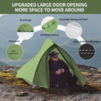 Naturehike Cloud Up Pro Backpacking Tent, Double Layer Waterproof 2 Person Tent With Footprint, Free Standing Lightweight Two Pe
