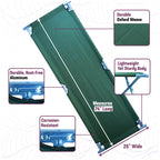 Kemp Usa Green Multipurpose Aluminum Camping & Military Portable Folding Cot, Extremely Lightweight & Durable