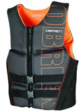 O'Brien Men'S Flex V-Back Life Jacket, Orange, Medium