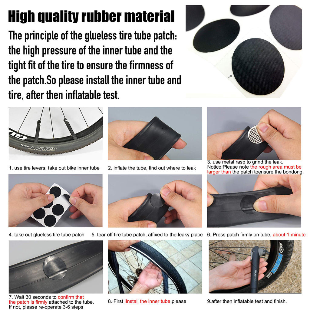 Daway B32 Bike Repair Tool Kits - 16 In 1 Multi Function Bicycle Mechanic Fix Tools Set Bag, Glueless Tire Tube Patches & Tire L