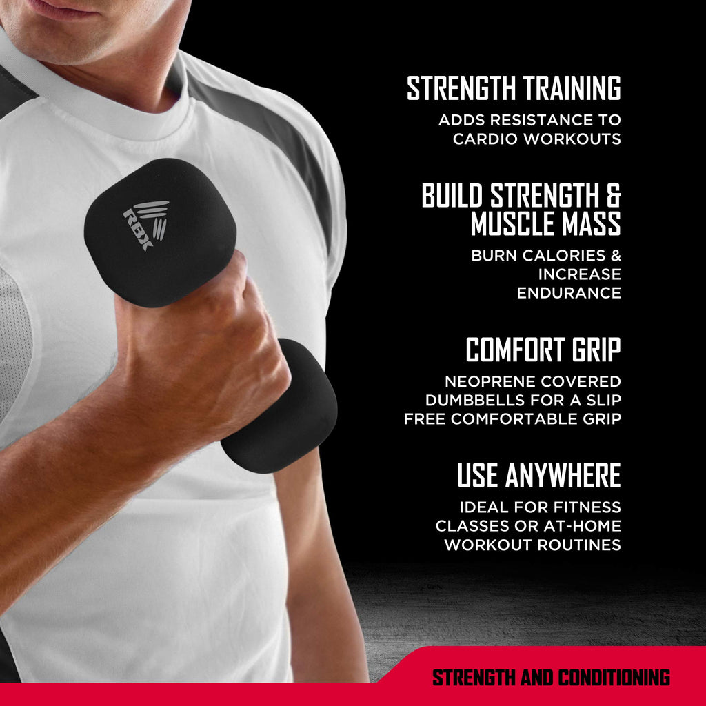 Rbx  Sculpt And Tone Hand Weights - 5Lb/10Lb Pair
