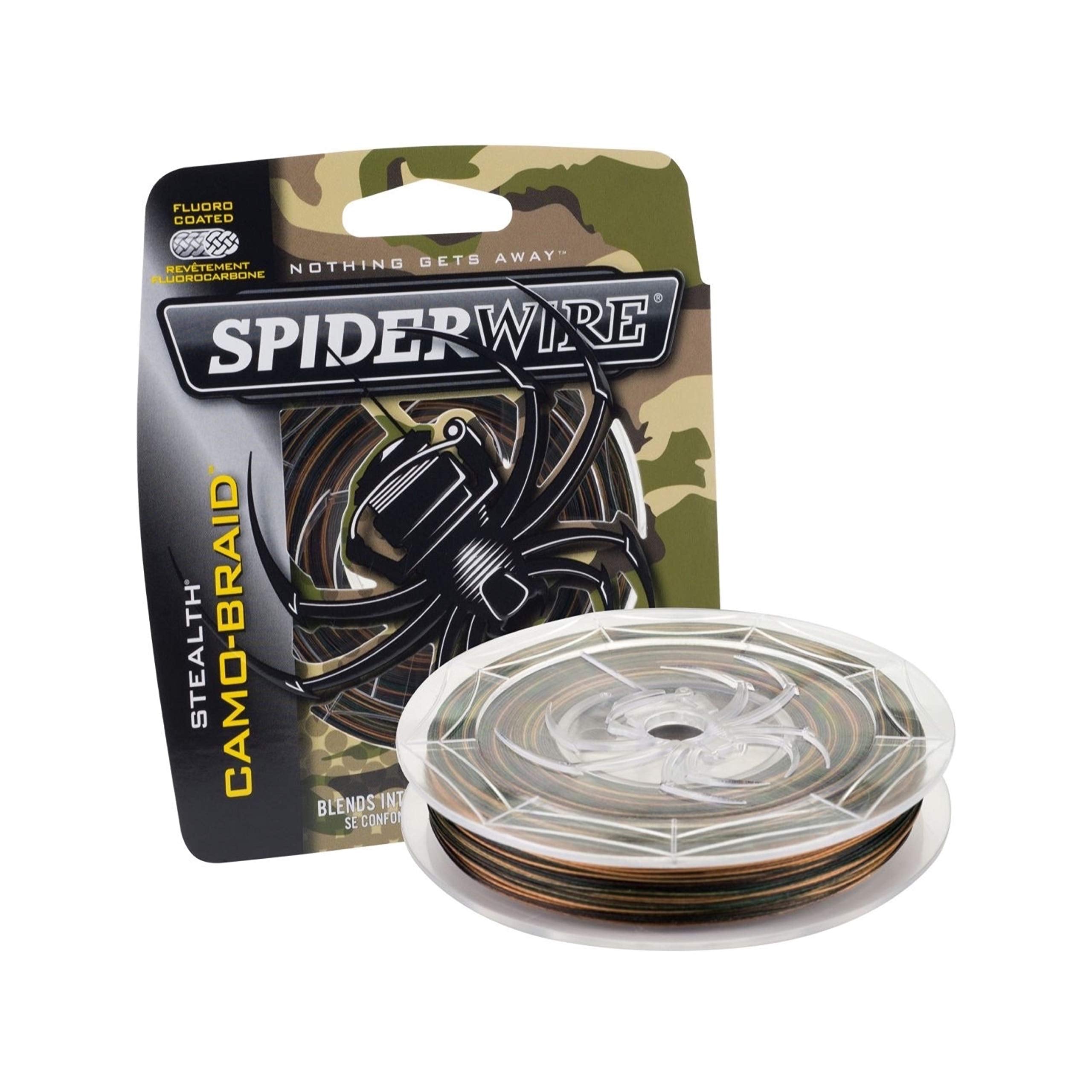 Spiderwire Berkley Prospec Chrome 100% Fluoro Leader, Camo, 50Lb | 22.6Kg, 125Yd | 114M Fishing Line, Suitable For Saltwater Env