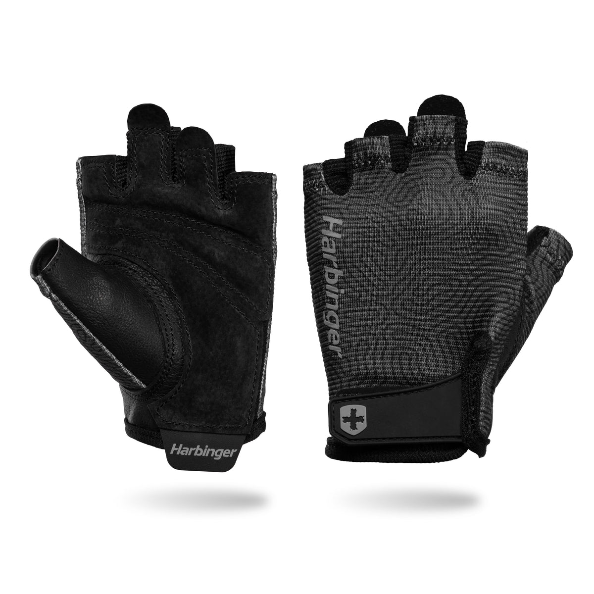 Harbinger Pro Gloves 3.0  High Performance Training Gloves, Enhanced Grip, Breathable 4Way Stretch, Adjustable Wrist Closure,