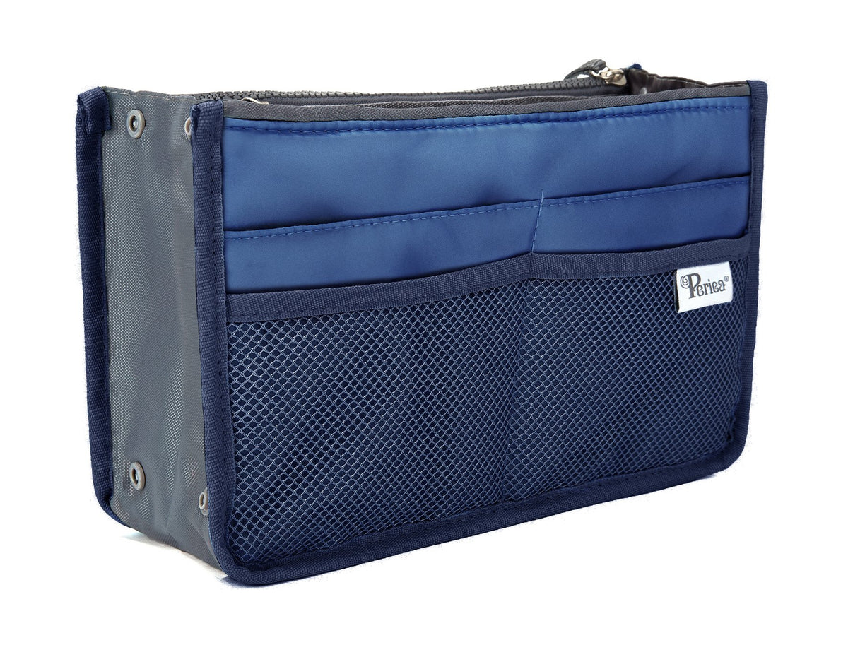 Periea Chelsy Purse Organizer  Handbag, Tote, Bag Organizer Insert  13 Pockets, 3 Sizes, 39 Color Designs  Perfect Cosmetics