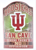 NCAA Indiana University 81909012 Wood Sign, 11 x 17, Black