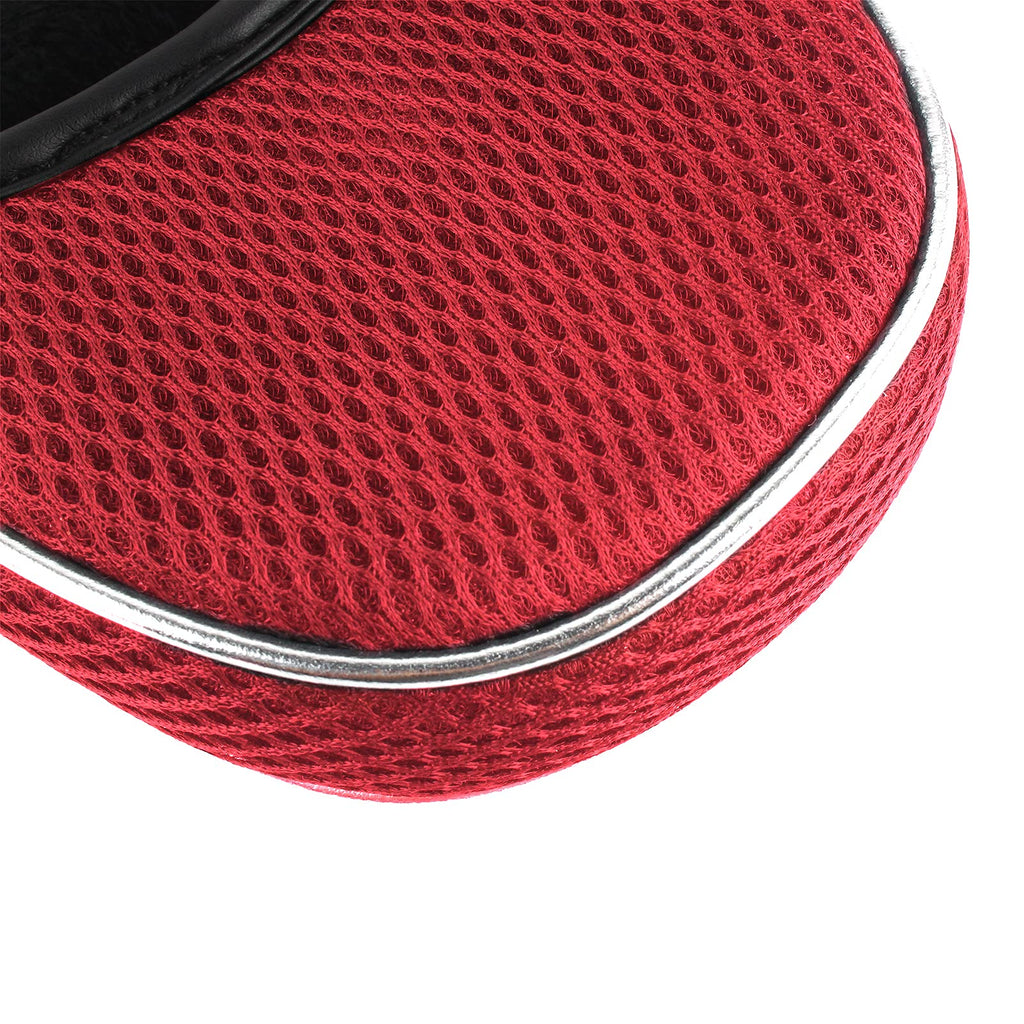 Andux Mesh Mallet Putter Cover Golf Putter Head Covers Red, Semicircle