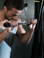 Power Guidance Triceps Pull Down Attachment, Cable Machine Accessories For Home Gym, Lat Pull Down Attachment Weight Fitness - L