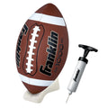 Franklin Sports Football, Kicking Tee + Pump Set - Grip Rite Official Size Football Set For Kids + Adults - Ball, Tee + Air Pump