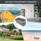 Kingcamp Double Inflatable Couch For Camping, Portable Foldable Eco-Friendly Reach-Certified Pvc Liner Air Lounger 2-Person Blow