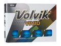 Volvik Vivid Golf Balls, Matte Blue (One Dozen) - 9760