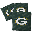YouTheFan Officially-Licensed NFL Green Bay Packers Set of 4 Cornhole Bags - All Weather Regulation 6    x 6    Size - 16oz Weig