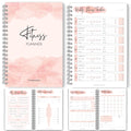 3 Month Fitness & Workout Planner for Women | Gym Journal, Weight Loss Tracker, Meal Planner, Self Care Habit Tracker - A5 Pink 