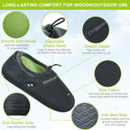 Foot Warmer, Electric Foot Warmer With 5000Mah Battery, Heated Slippers Women Men, Heated Foot Warmer With Smart Dual Independen